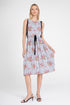 Stripe Tassle Midi Dress